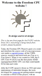 Mobile Screenshot of f-cpu.org