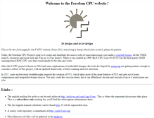 Tablet Screenshot of f-cpu.org